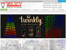 Tablet Screenshot of light-bulbs-unlimited.net